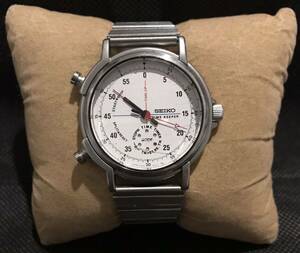 SEIKO QZ TIME KEEPER 8M32-8000 タイムキーパー アナログ クォーツ 腕時計 希少品 