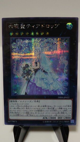 六花聖ティアドロップ SE 遊戯王 シークレット DBSS