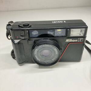 1円〜 2☆ Nikon フィルムカメラ ニコン L35AF NIKON LENS ASA 35mm 1:2.8 ブラック 動作未確認 オートフォーカス カメラ レンズ