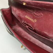 真贋鑑定済み シャネル CHANEL マトラッセ ラムスキン Wフラップチェーンショルダーバッグ 正規品 本物保証 2614698 レディース Wチェーン _画像8