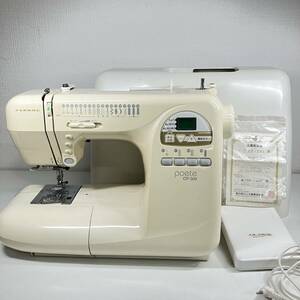 1円〜 3F JANOME ジャノメ ミシン poete CP-300 843型 品質保証書付き ハンドクラフト 手工芸 裁縫 動作確認済み フットコントローラー