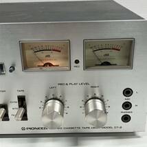 1円〜 3F PIONEER ステレオカセットテープデッキ CT-2 パイオニア Pioneer 音響機器 オーディオ TAPE ノイズフィルター 通電確認済み _画像4