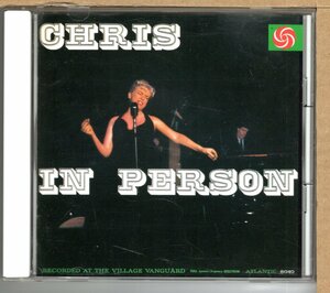 【中古CD】クリス・コナー / クリス・イン・パーソン　CHRIS CONNOR / IN PERSON