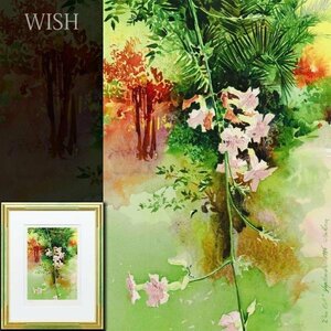 【真作】【WISH】トレンツ・リャド J.Torrents Llado「つりがね草」リトグラフ 　　〇夭折の天才画家 スペイン巨匠 #24023782