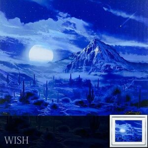 【真作】【WISH】デイル・ターブッシュ Dale Terbush「ブルームーンマイラブ」シルクスクリーン キャンバス仕様 15号大 大作 #24032190