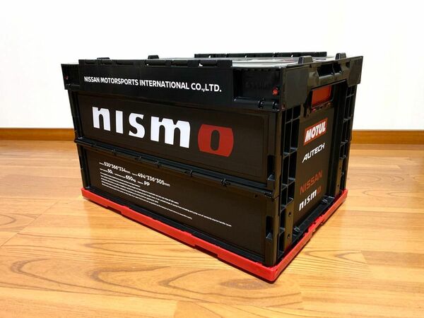 貴重 廃盤品 未使用 nismo ニスモ コンテナ 50L ブラック MOTUL AUTECH GT-R ガレージ 工具ボックス