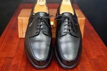 クロケットジョーンズ◆Crockett&Jones◆MORETON モールトン◆5.5E◆24㎝相当◆ブラック◆黒◆Uチップ◆外羽根◆リッジウェイソール◆英国_画像2