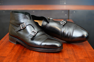 JOHN LOBB◆ジョンロブ◆WILLIAM II BOOT◆ウィリアム2ブーツ◆9E◆27～27.5㎝相当◆黒◆ブラック◆ダブルモンクブーツ◆英国