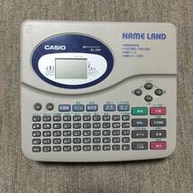 CASIO NAME LAND KL-550 現状品_画像1