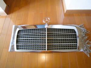 【希少入手困難】W124 前期type GenuineフロントGrille/初期メッキモール！メルセデスベンツ インナーGrille 280E300E400E500E 300TE320TE