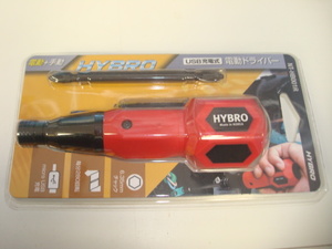 中古品　HYBRO NT-HB001R　USB充電式電動ドライバー