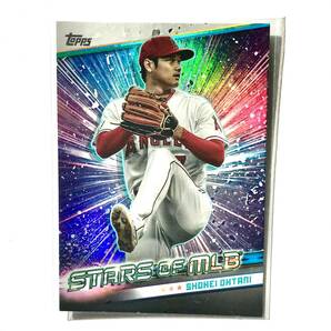 最新★大谷翔平 2024 TOPPS SERIES 1 STARS OF MLB FOIL INSERT SMLB-21 ★ インサート レインボー 虹色 ジャージ レリック サイン 等各種の画像1