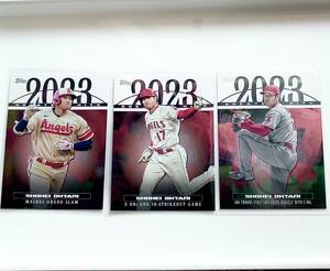 最新３枚セット★大谷翔平【2024 TOPPS SERIES 1 2023 GREATEST HITS 23GH-12 23GH-13 23GH-14】 ドジャース エンゼルス WBC インサート