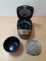 【く34】NW-VH10 ZOJIRUSHI 象印 IH 炊飯器 炊飯ジャー 2021年製 通電確認済み 動作品_画像6