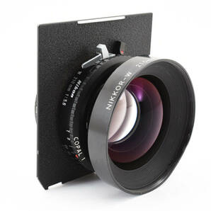 【動作良好品★】シャッター超良好★ Nikon ニコン NIKKOR-W 210mm 1:5.6 COPAL1 大判カメラ レンズ #M10351の画像3