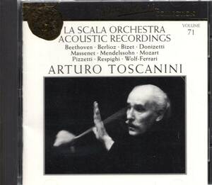 mt253 　 ベートヴェン他： LA SCALA OF ORCHESTRA ACOUSTIC RECORDINGS /トスカニーニ