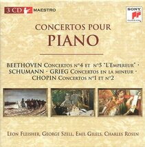 LEON FLEISHER / GEORGE SZELL / EMIL GILELS / CHARLES ROSEN / CONCERTOS POUR PIANO　（3CD)_画像1