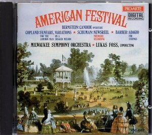 アメリカ音楽の祭典●ルーカス・フォス指揮ミルウォーキー交響楽団