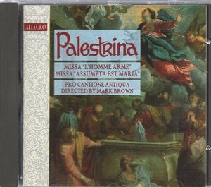 Palestrina: Missa L'homme Arme5 Voices: Missa Assumpta Est Maria