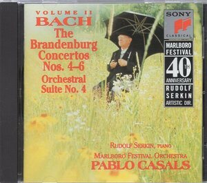 バッハ：ブランデンブルク協奏曲第４－６番、管弦楽組曲第４番/カザルス指揮