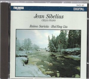 Jean Sibelius / Raimo Sariola, Hui-Ying Liu* Cello/Piano