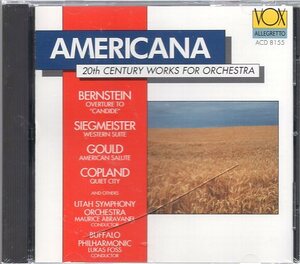 AMERICANA 20th CENTURY WORKS FOR ORCHESTRA