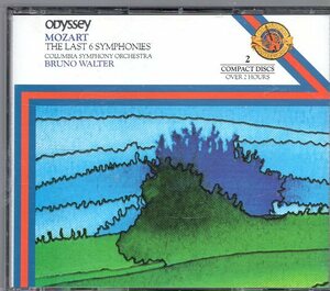 モーツァルト：後期交響曲集/ワルター＆コロンビア響（２CD)