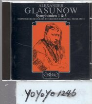 pc98 グラズノフ：交響曲第1番「スラヴ」、第5番/ヤルヴィ_画像1