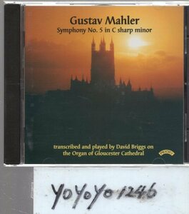 mt19 マーラー：交響曲第5番/DAVID　BRIGGS　PLAYS　THE　ORGAN OF GLOUCESTER CATHEDRAL