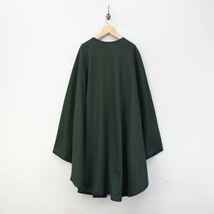 EU VINTAGE WOOL DESIGN OVER CAPE COAT PONCHO/ヨーロッパ古着ウールデザインオーバーケープコート_画像5