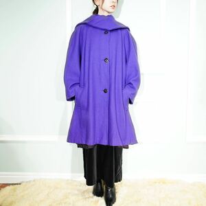 USA VINTAGE KOMITOR MUFFLER DESIGN WOOL COAT/アメリカ古着マフラーデザインウールコート