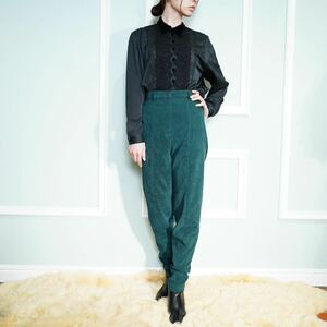 USA VINTAGE Christopher&Banks GREEN COLOR STRAIGHT PANTS/アメリカ古着グリーンカラーストレートパンツ