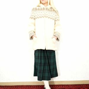 *SPECIAL ITEM* 70's EU VINTAGE Hilda Ltd MADE IN ICELAND/ヨーロッパ古着アイスランディック柄ウールフーディジャケット