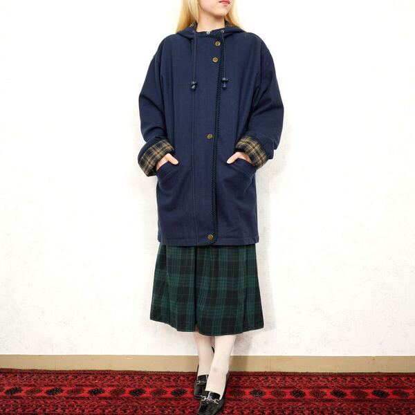 USA VINTAGE Herman Kay NAVY COLOR WOOL MILITALY COAT/アメリカ古着ネイビーカラーウールミリタリーコート