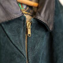 EU VINTAGE EUROPEAN COMUNITY DESIGN LEATHER ZIP UP BLOUSON/ヨーロッパ古着デザインレザージップアップブルゾン_画像8