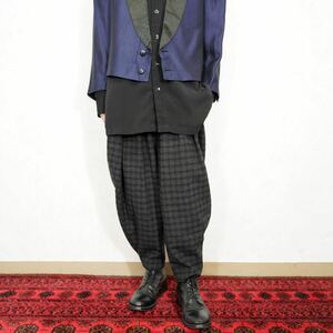 *SPECIAL ITEM* USA VINTAGE CHECK PATTERNED WOOL BALOON PANTS/アメリカ古着チェック柄ウールバルーンパンツ