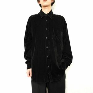 USA VINTAGE Eighty Eight HEAVY VELOUR DESIGN SHIRT/アメリカ古着ヘビーベロアデザインシャツ