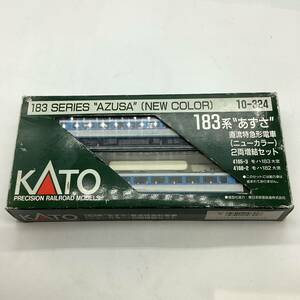 【22887】KATO カトー 183系 あずさ 直流特急形電車(ニューカラー)2両増結セット 10-324 Nゲージ　現状渡し 二次流通品