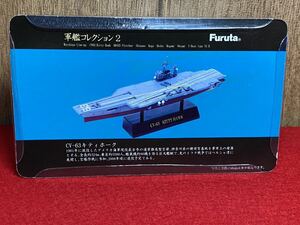 Ｖ２‐未組立品【 軍艦コレクション２ ( アメリカ海軍 航空母艦 キティホーク ) 】フルタ製菓 ＞第二次世界大戦 日本海軍 ドイツ海軍 戦艦