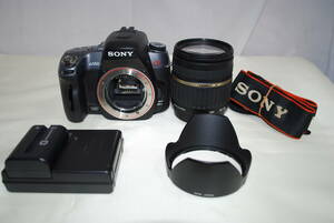 中古品 SONY デジタル一眼レフカメラ α550 2009年発売 ソニー カメラ DSLR-A550 レンズ TAMRON AF ASPHERICAL 18-200ｍｍ 1：3.5-63