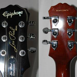 ジャンク品 Epiphone Les Paul Standard エピフォン レスポール スタンダード エレキギター ソフトケース付きの画像5