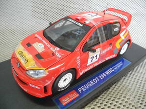 希少☆1/18◎プジョー206WRCラリートルコ2003。21番。サンスター製・新品