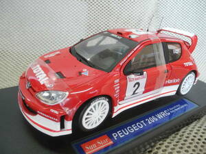 Редкий ☆ 1/18 ◎ Peugeot 206WRC Monte Carlo 2003. ② ・ новый