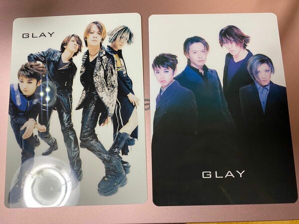 GLAY ミニ下敷き 2枚セット