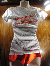 ③in your face. apparel 昔のHOOTERSフーターズ上下セット 米国のXXSサイズ 国内のSS～Sサイズぐらい 長期保管品 NEW YORK CITY_画像7