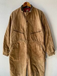 70s Carhartt ダック 中綿 オールインワン ビンテージ カーハート つなぎ ワーク