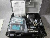 (5901) 新品 makita マキタ 充電式 インパクトドライバー TD171DRGX バッテリ2個 18V 6.0Ah 充電器 セット ブラック_画像1