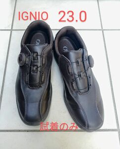 （日）まで 2950→2450→2250円！【試着のみ】イグニオ　 IGNIO　23.0cm　ブラウン　シューズ　靴