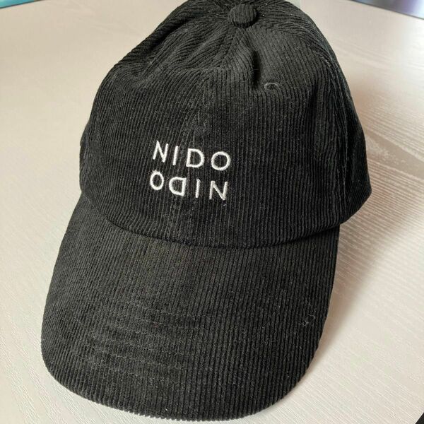 NIDO 帽子 キャップ　ブラック 58～60cm ☆タグ付き・新品・未使用★