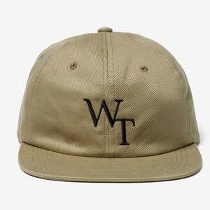 WTAPS 21 AW T-6H 03 CAP LEAGUE COTTON TWILL 美品 BEIGE キャップ A-3 ダブルタップス